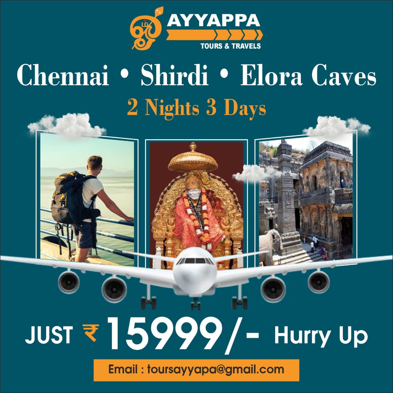 Chennai To Shirdi To Elora Caves